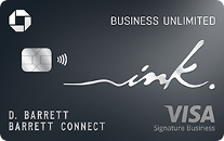 Chase unlimited business card